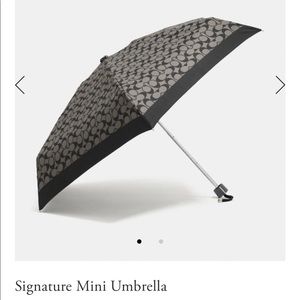Coach Signature Mini Umbrella